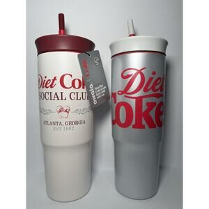Owala x Diet Coke Social Club Stainless Steel Straw Set of 2 24oz Tumblers